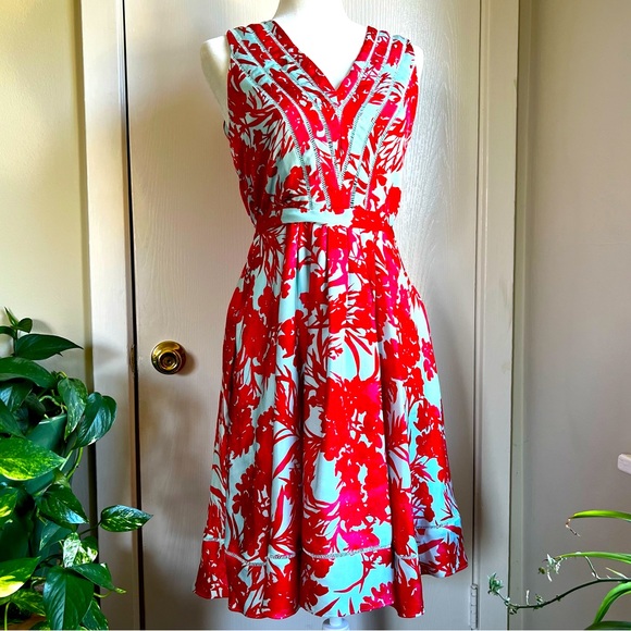 Banana Republic Satin Midi Vee Dress - Picture 2 of 6